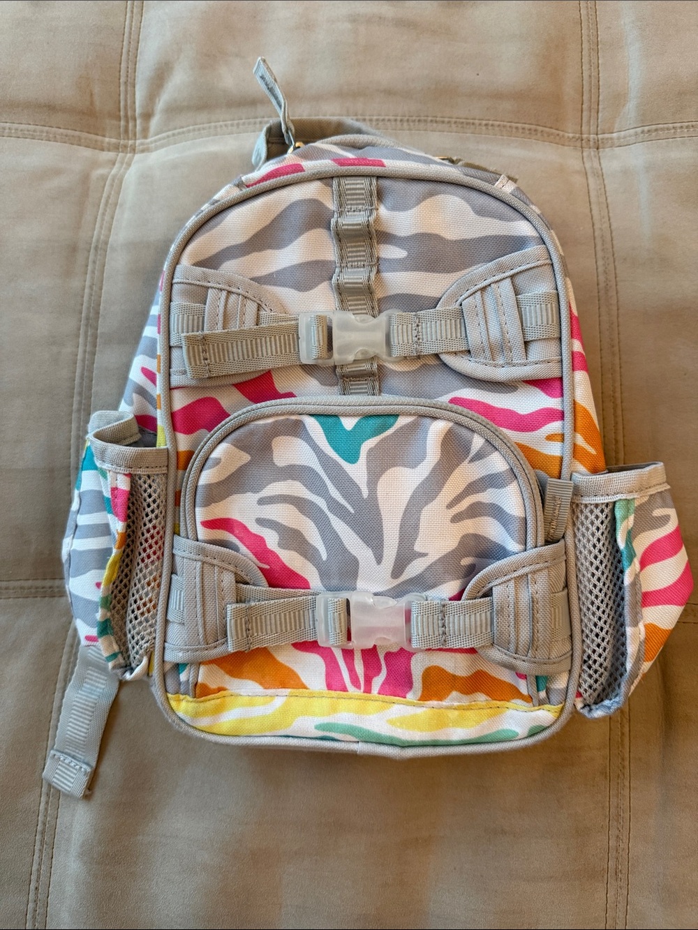 Pottery Barn Makenzie ToddlerZebra Print Backpack